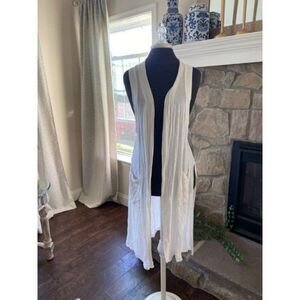 BCBG Generation Cream Shirt (Small)
